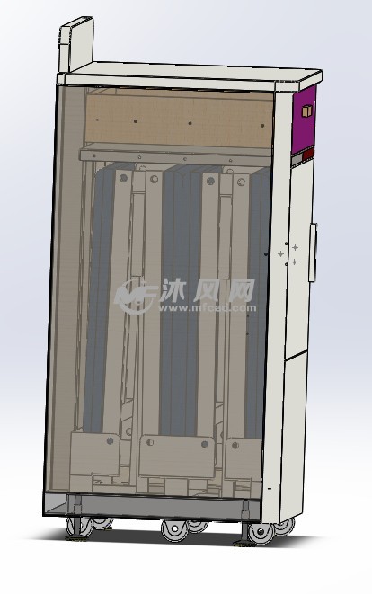 陪护床折叠透视图