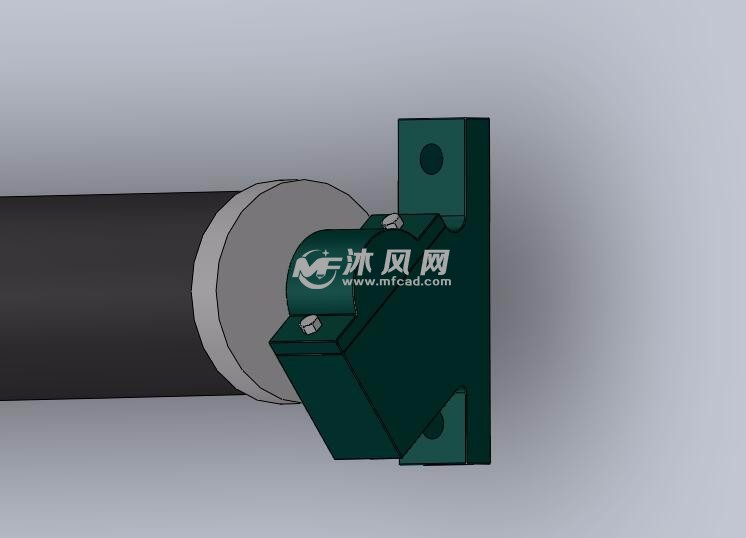 2款橡胶弯辊(弧形展平辊)模型