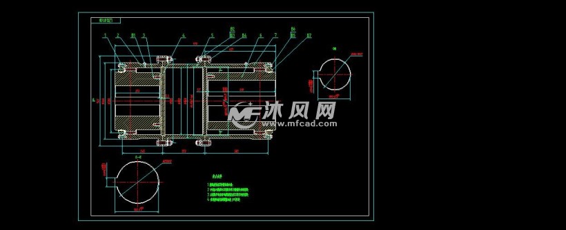 四种高线轧机工作中常用联轴器装配图