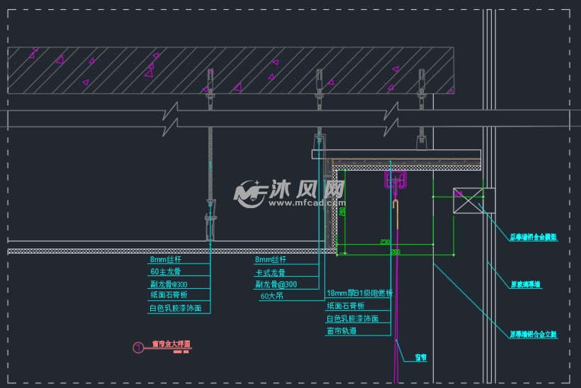 窗帘盒节点