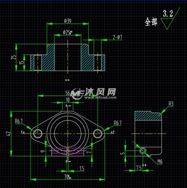 锁紧夹二维图纸