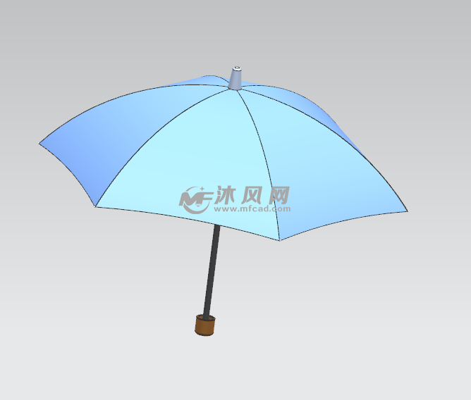 雨伞整体结构