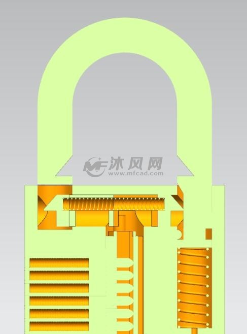 有结构的弹子锁模型