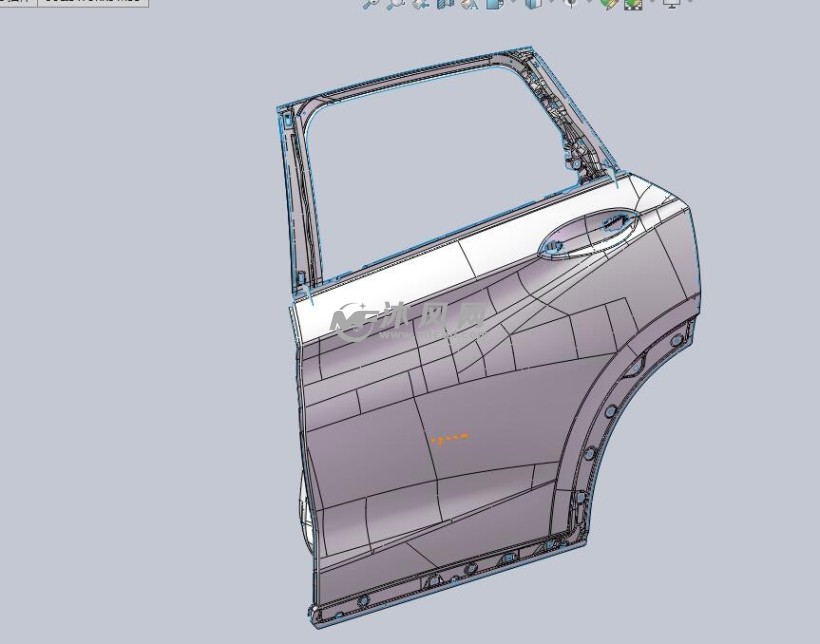 乘用汽车车门模型