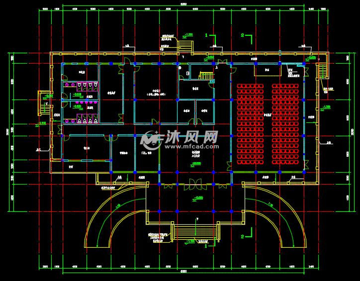 三层民俗博物馆建筑设计方案18248平米