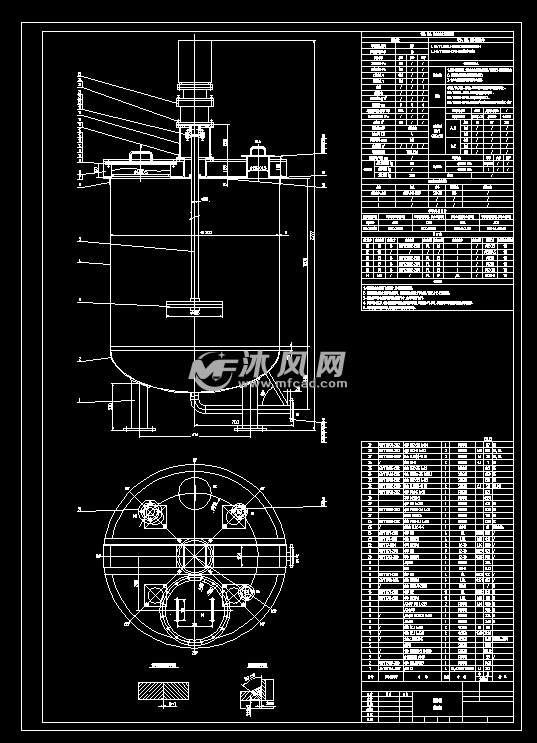 搅拌罐图纸