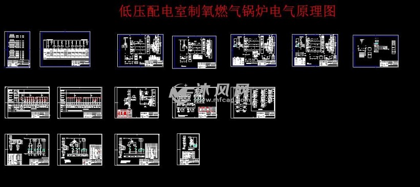 低压配电室制氧燃气锅炉电气原理图