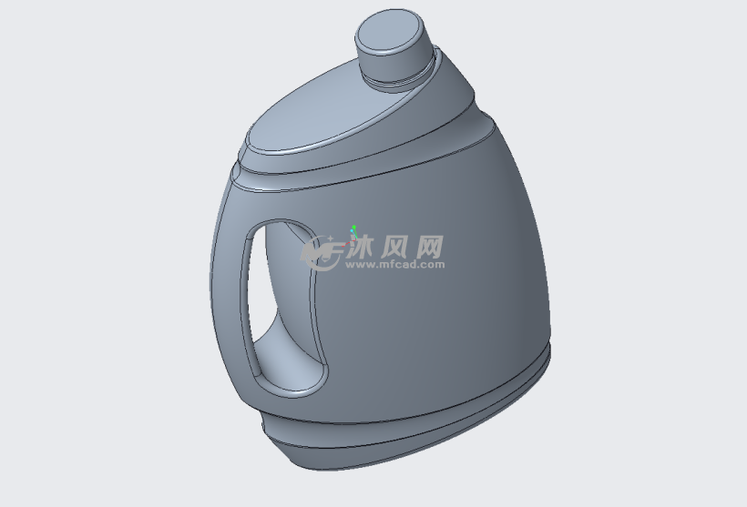 汽车机油油壶 - 瓶子容器图纸 - 沐风网