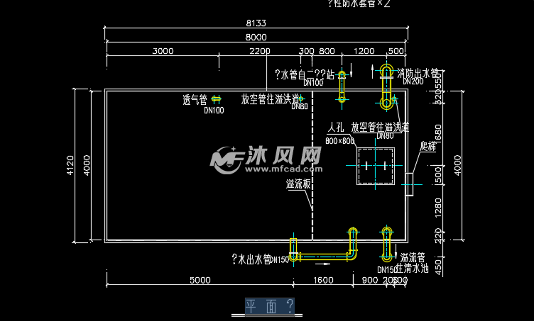 给水高位水箱详图