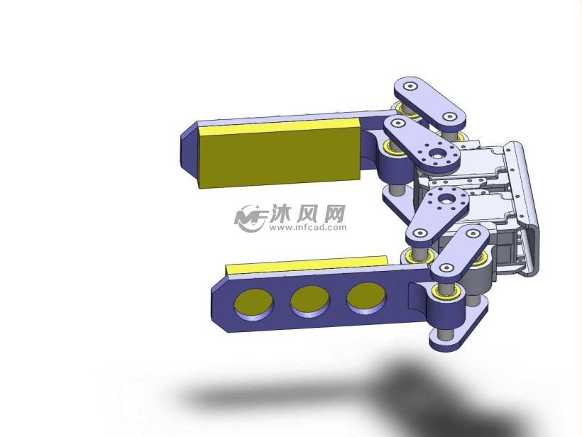 平行四边形机构夹具建模