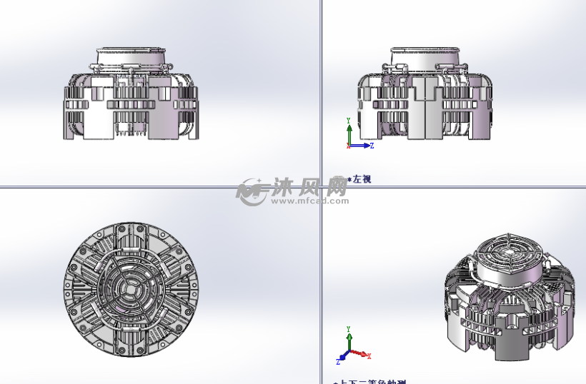 ASBR碟式制动器模型设计