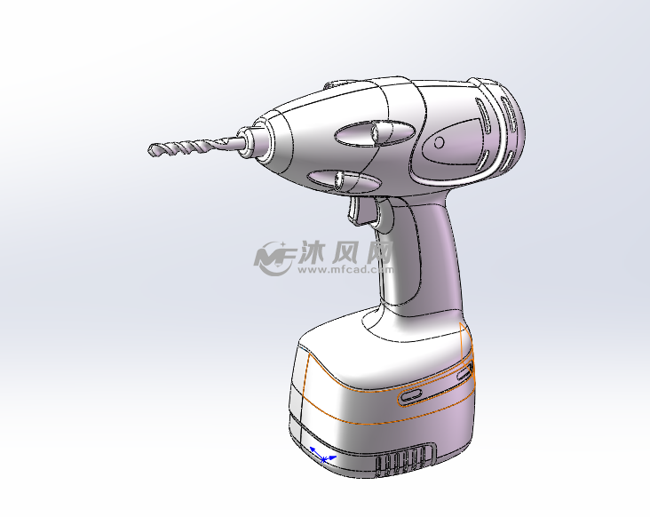 手电钻设计模型建模