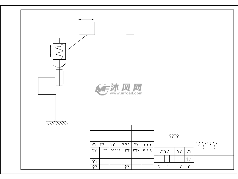 机构简图-model