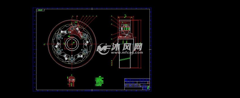 铸造起重机用棘轮棘爪减速器a1580 - 零部件模型图纸 - 沐风网