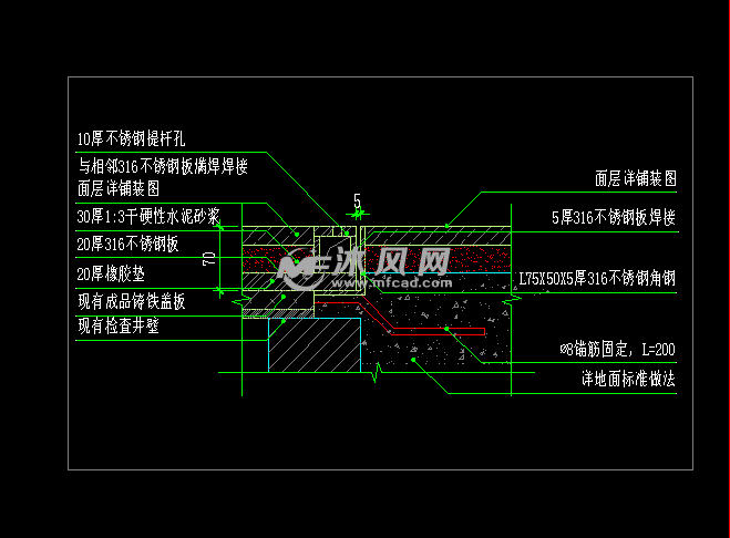 检查井盖标准做法详图