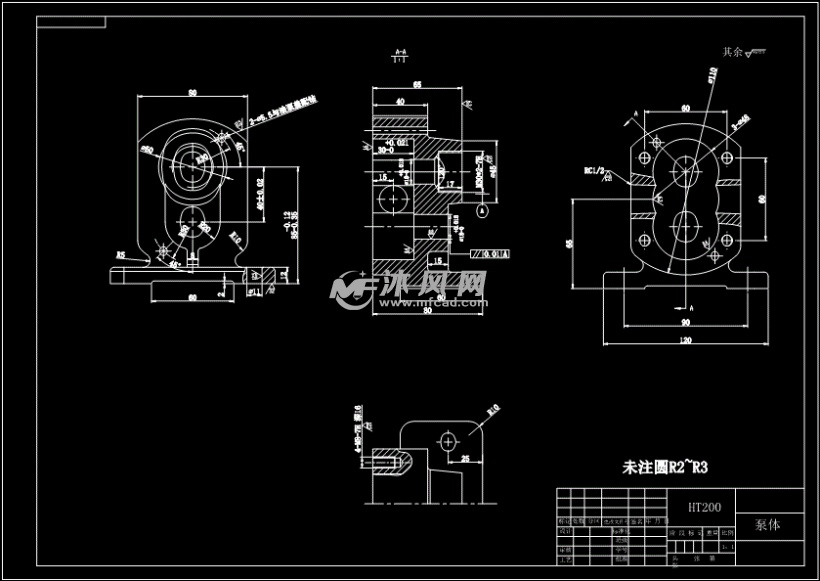 液压泵体铣底面夹具设计