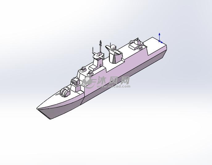 护卫舰模型设计