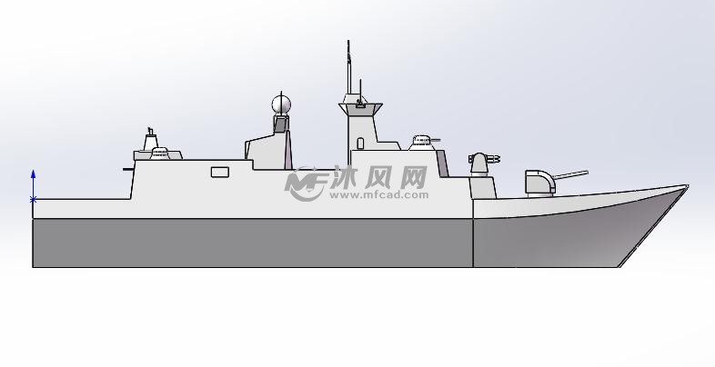 护卫舰模型设计