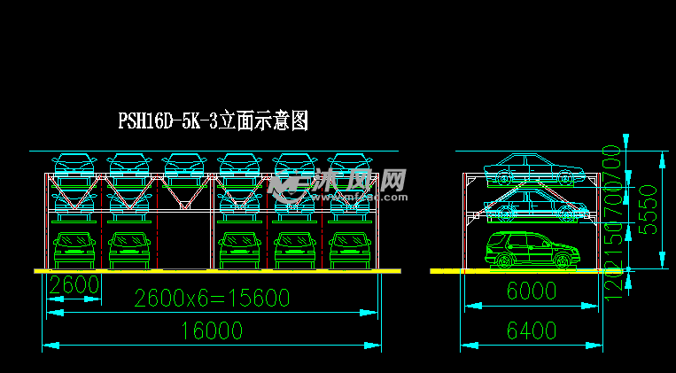 3层429车位升降横移立体车库