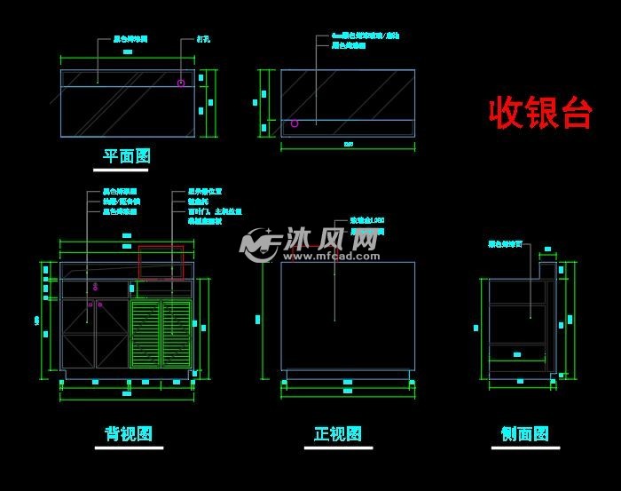 全套商场服装店cad施工图