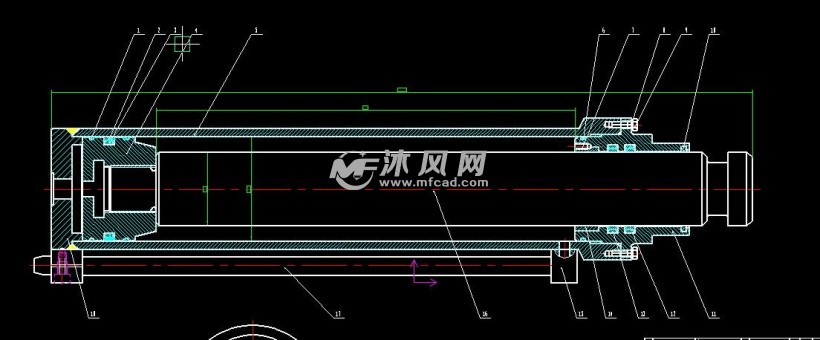 液压缸装配图设计