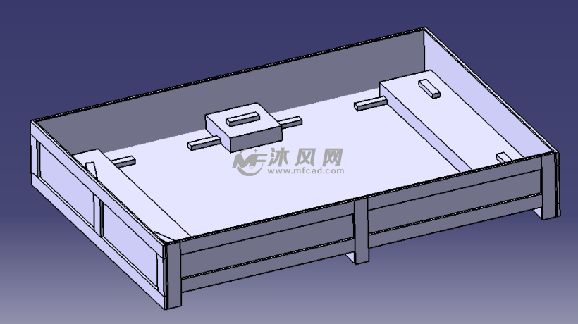 木质包装箱模型 - 日常用品图纸 - 沐风网