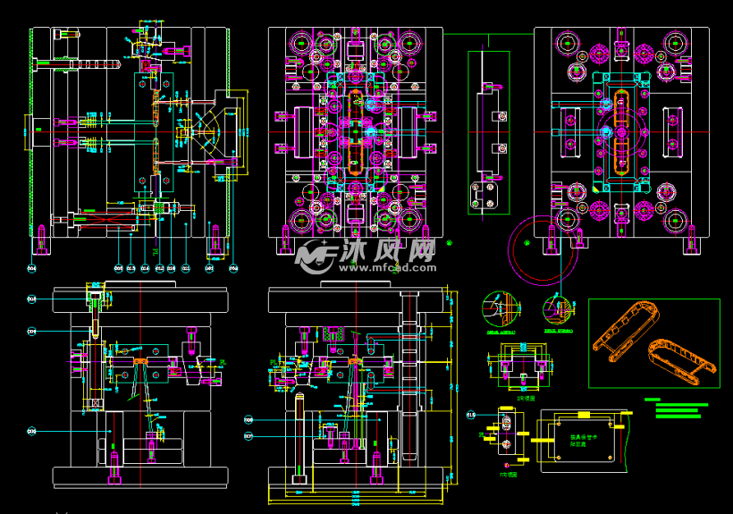 经典三板模2d结构