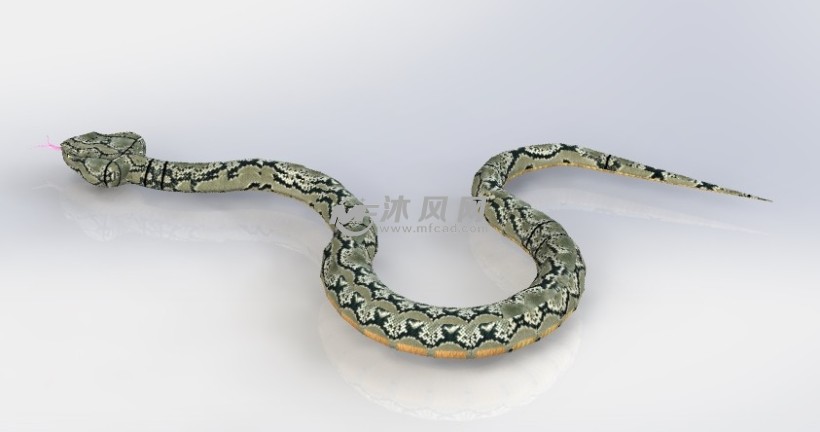 仿真角蝰蛇模型