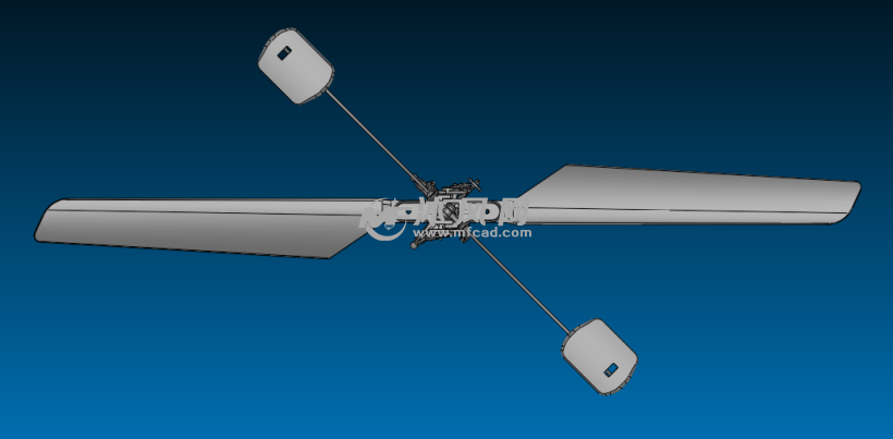 直升机螺旋桨3d模型