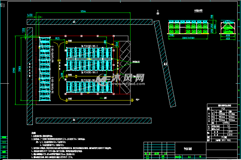 3层122车位升降横移类立体车库
