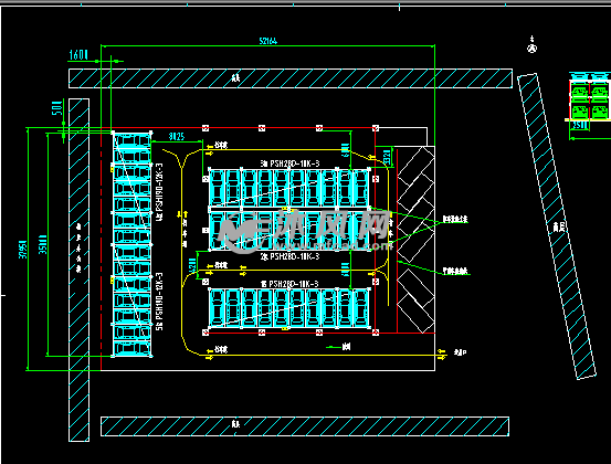 3层122车位升降横移类立体车库