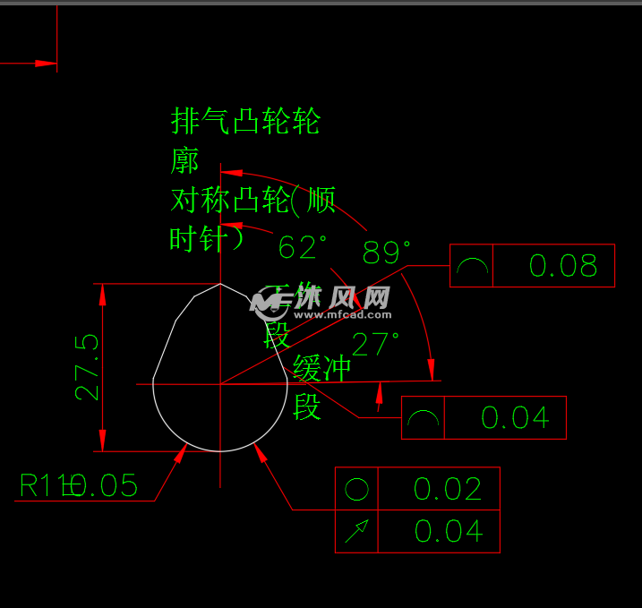 凸轮机加图纸