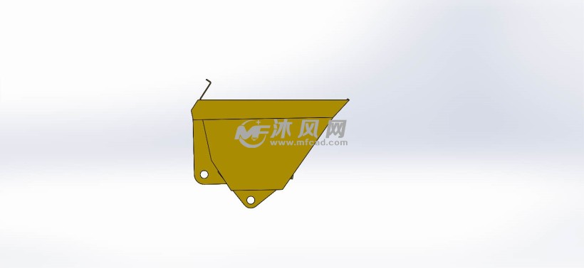 小型装载机铲斗模型 - 通用设备图纸 - 沐风网