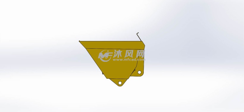 小型装载机铲斗模型 - 通用设备图纸 - 沐风网