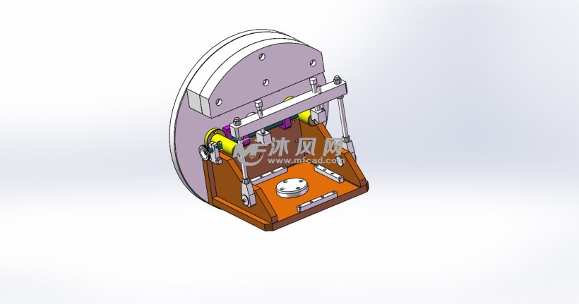 四通弯头车床夹具