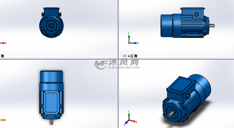 电机三视图