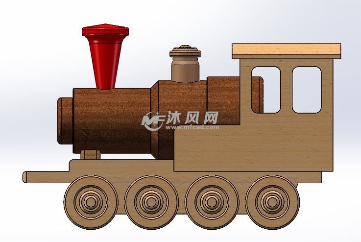 木艺火车头