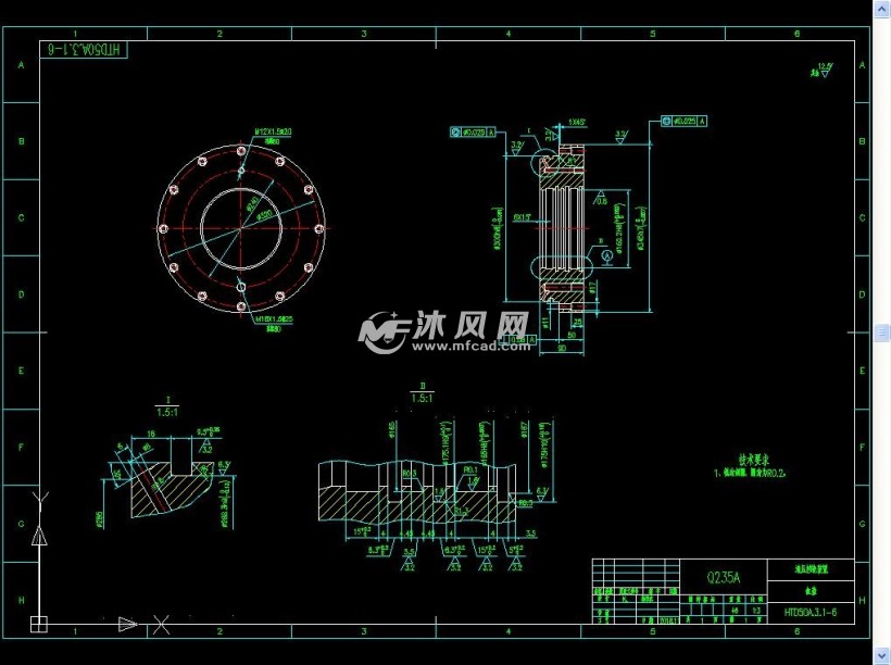 液压挡轮用液压缸