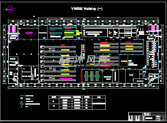 自动化车间设备完整布局cad图