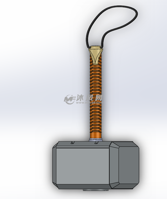 雷神之锤设计模型图 - 手动工具图纸 - 沐风网