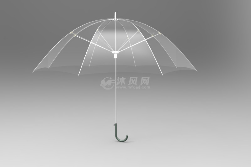 雨伞三维模型图纸
