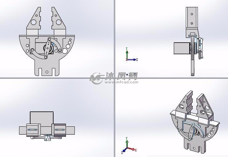 机械夹爪设计模型
