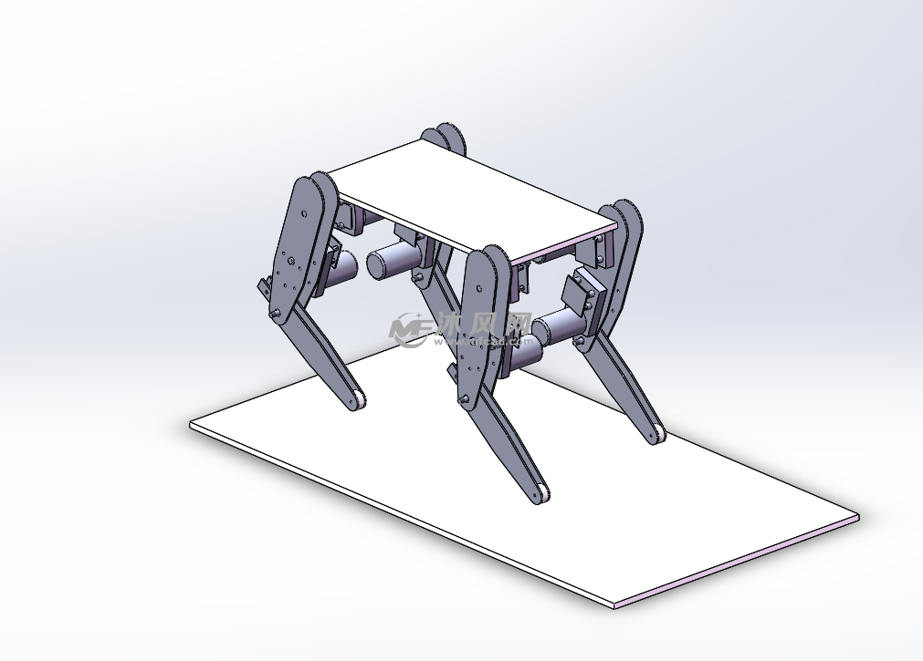 四足机器人模型图