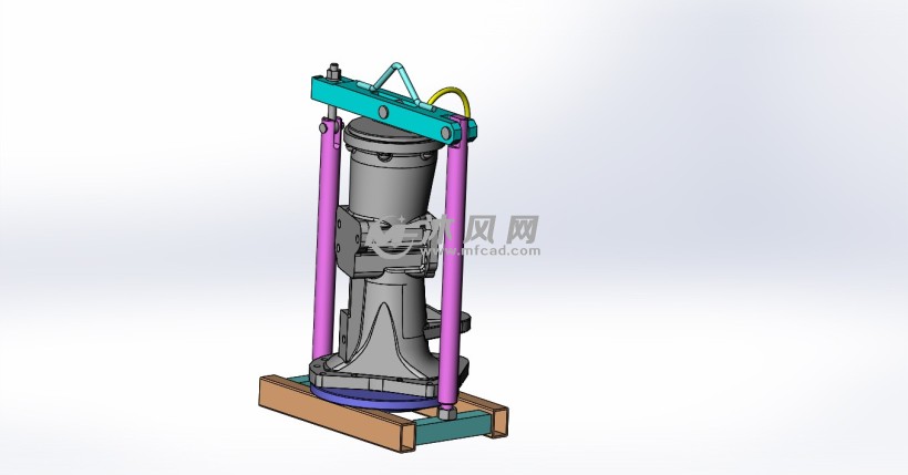 半轴套管简易打压工装