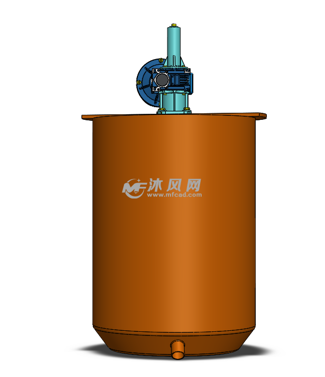 工业搅拌机模型设计图