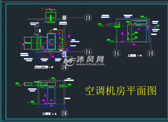 空调机房平面图