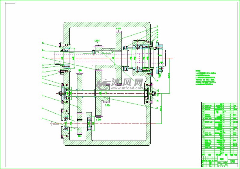 数控机床主传动系统设计主轴箱(18.5kw,最大输出22kw)