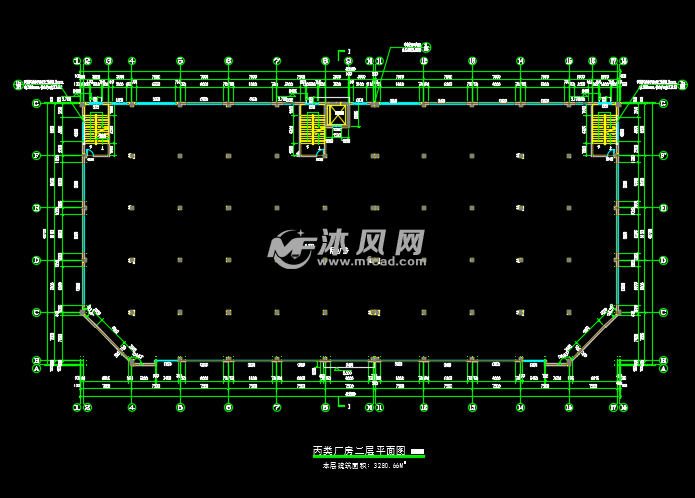 cad图纸 建筑图纸 工农业建筑图纸 车间厂房施工图纸