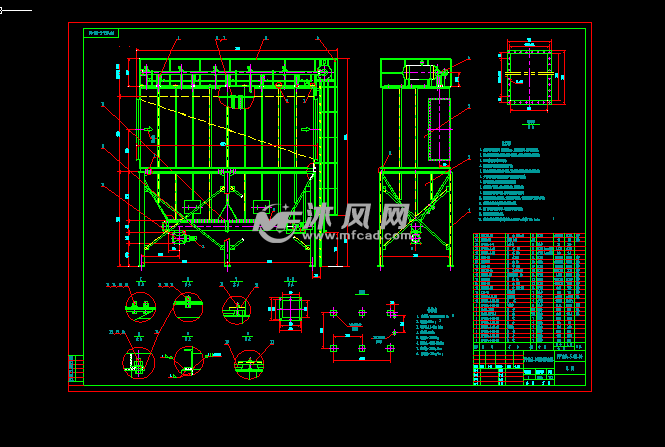 垃圾焚烧炉制作图 - 环保图纸 - 沐风网