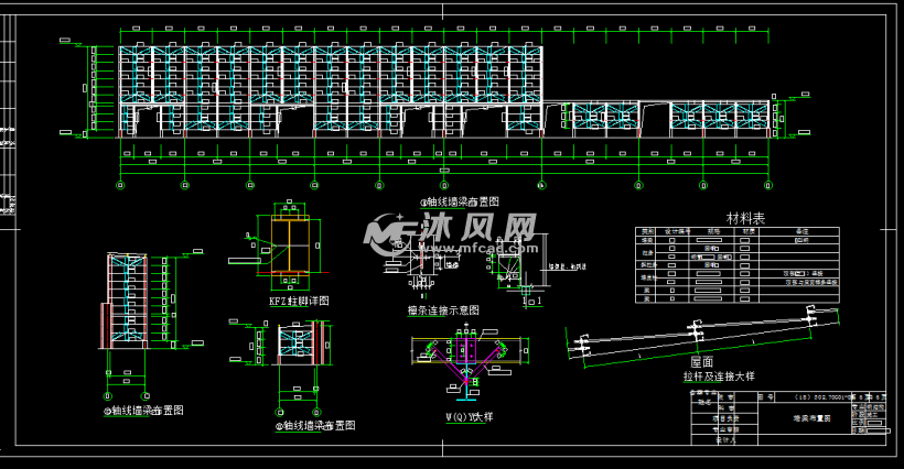 某钢厂渣跨厂房设计图